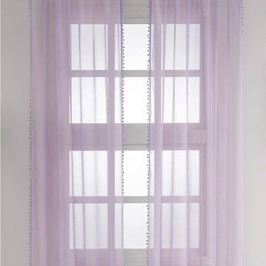 Lilac curtains